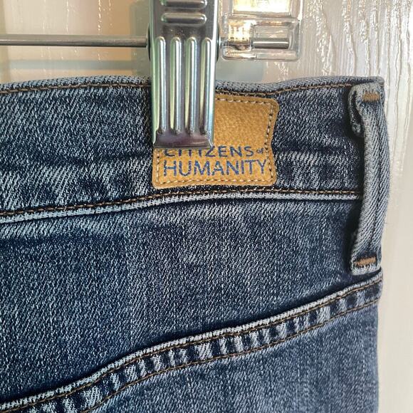 Citizens of Humanity Corey Jeans Slouchy Slim Cut Distressed Button Fly Size 26" - Picture 5 of 10